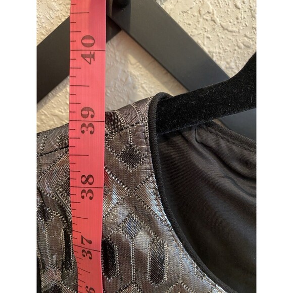 Tory Burch Ryanne Metallic Silver Dress NEW Size 6 - Picture 7 of 10